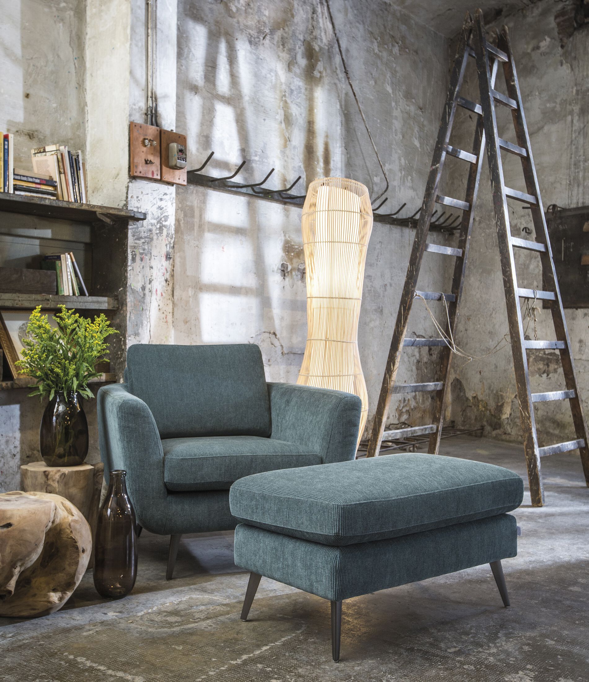 Прямоугольный пуф из ткани Pilma Moon ARCH-00101294 - Вид №2