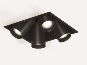 Металлический квадратный светодиодный светильник