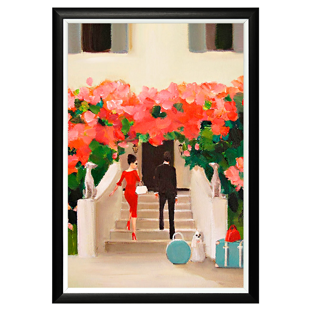 828199934_1818 Арт-постер "Белый пудель" Object Desire 