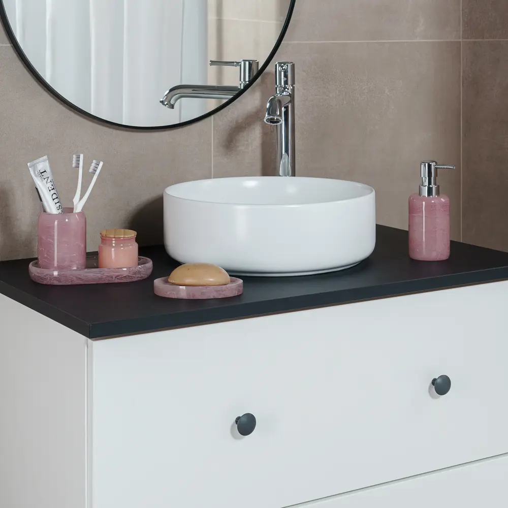 Стакан для зубных щеток Verran Desire в нежном розовом цвете 89384113 STLM-1576224 - Вид №8