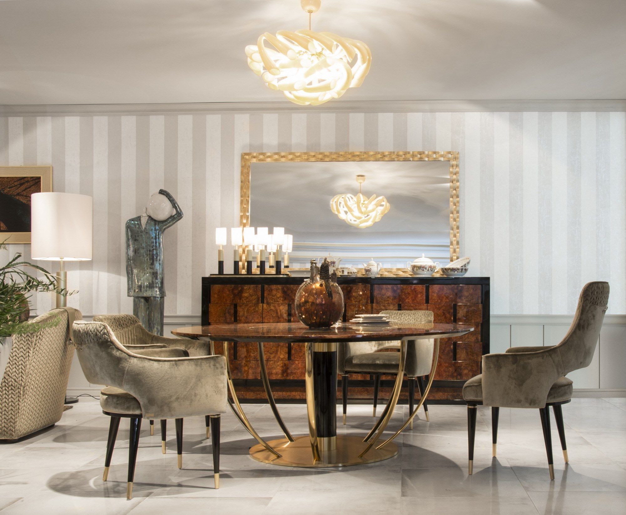 Металлическая настольная лампа Formitalia Альберт ARCH-00074809 - Вид №1