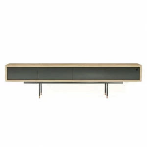 Тумба под телевизор длинная серая Long new BRAGIN DESIGN  256522 Серый