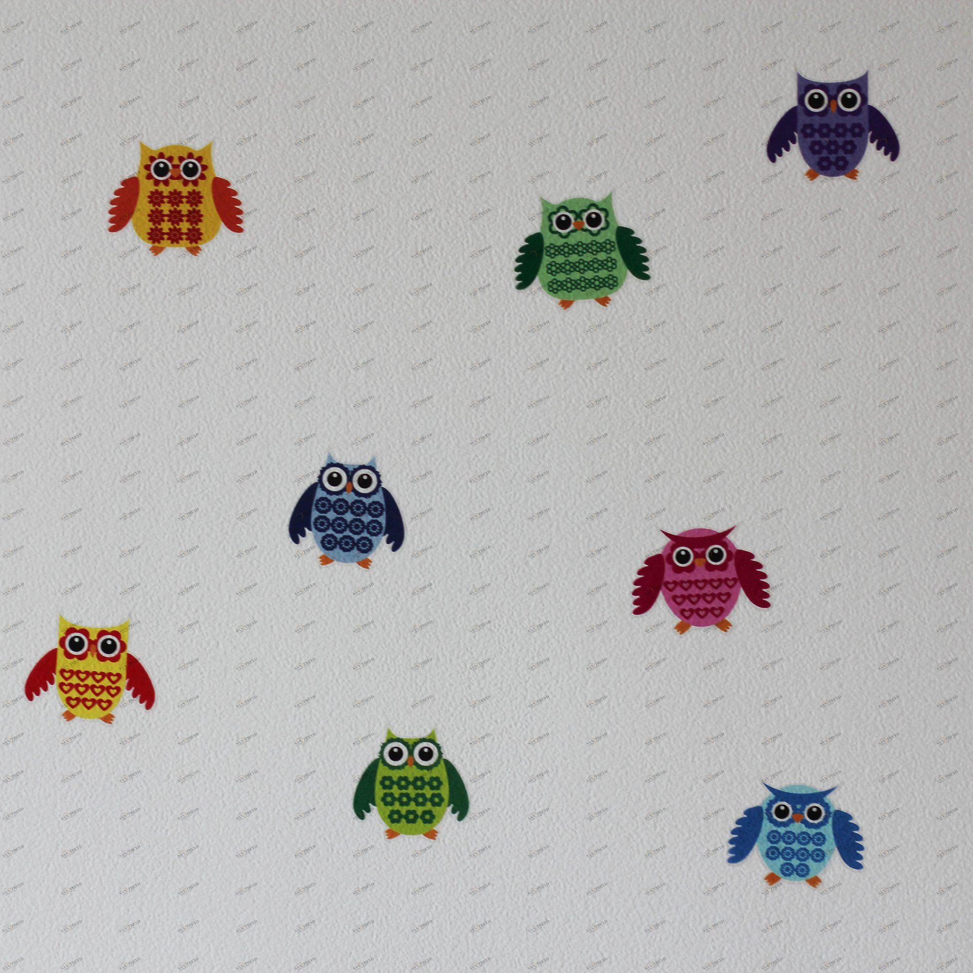 Комплект наклеек Little Owls VAMVIGVAM  281523 Красный;синий;зеленый Santreyd 