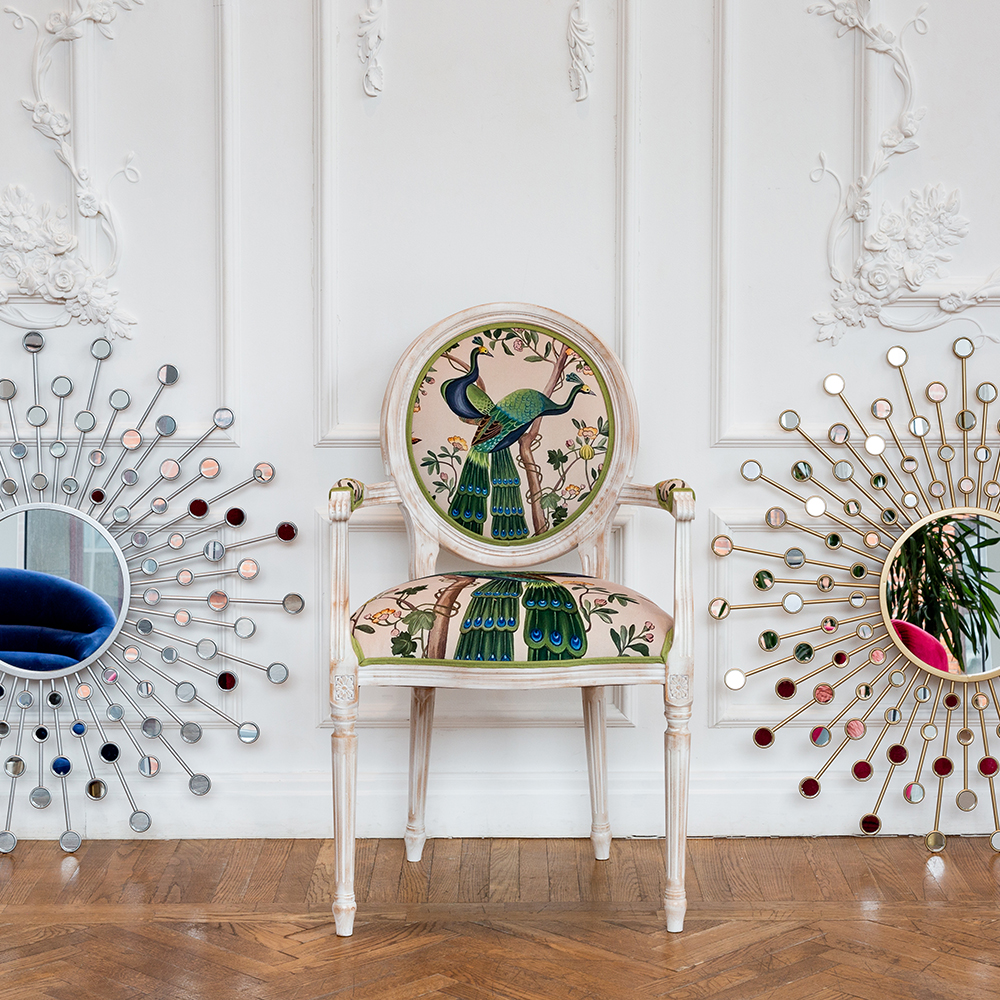 21060750 Полукресло «Индокитайский зелёный павлин» Object Desire  - Вид №3