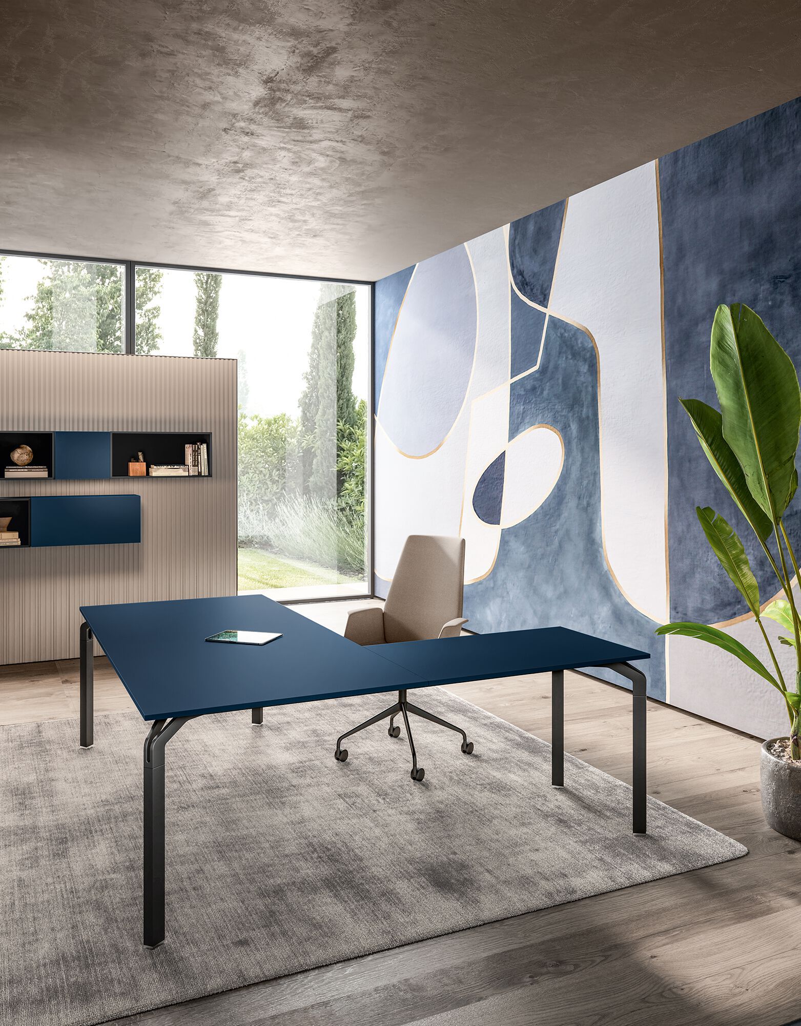 Деревянный стол / Стол для совещаний About Office йога ARCH-00068163 - Вид №1