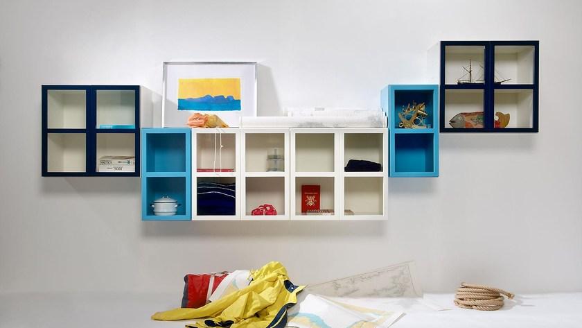 IFT Лакированный подвесной модульный книжный шкаф Book sun-id-1423648 - Вид №8