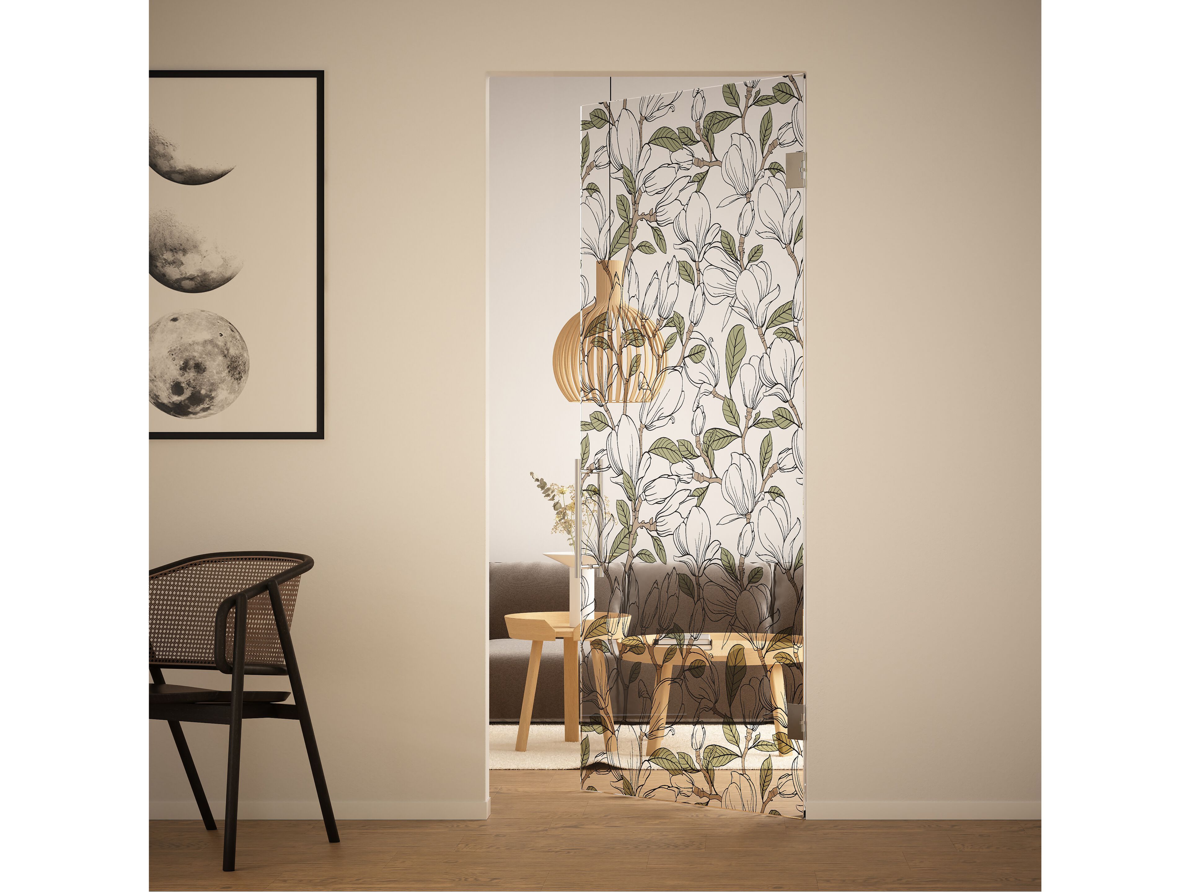 Стеклянная распашная дверь DIERRE Lucenti ARCH-00114133 - Вид №1