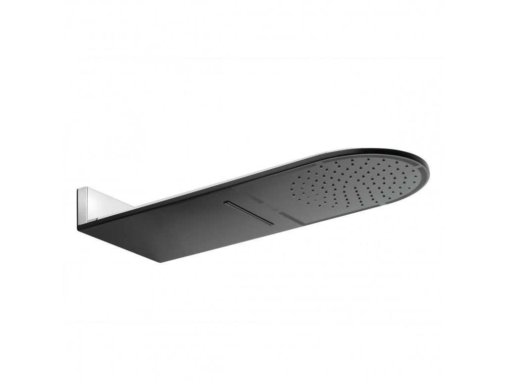 6488087-00 верхний душ DN 15 KLUDI A-QA черный матовый/хром 