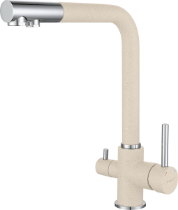 Кухонный смеситель 3611 белый GranFest