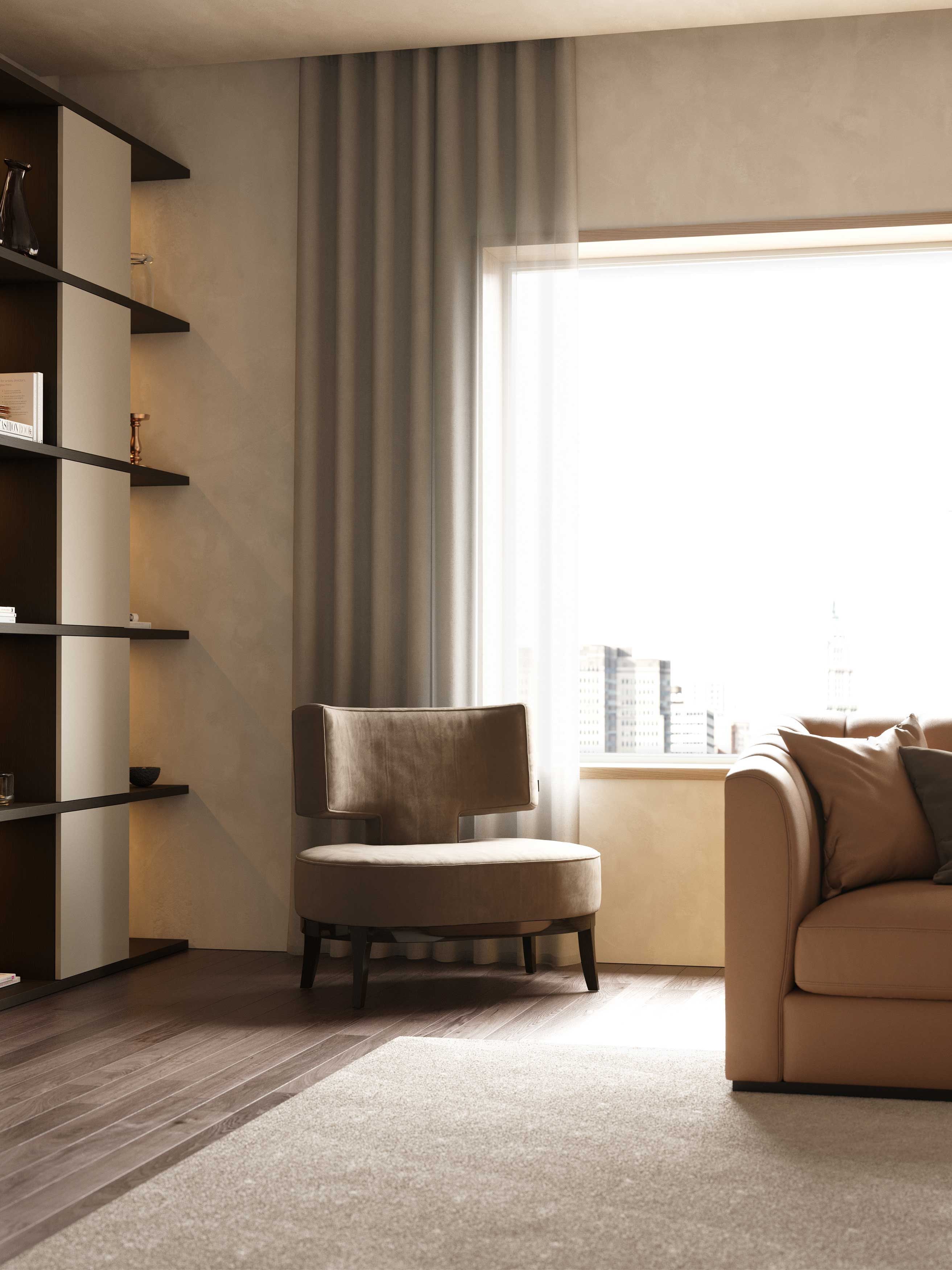 Бархатное кресло Stylish Club страсть ARCH-00131603 - Вид №6