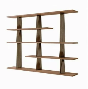 Reflex Книжный шкаф из лакированного дерева отдельно стоящий Prisma