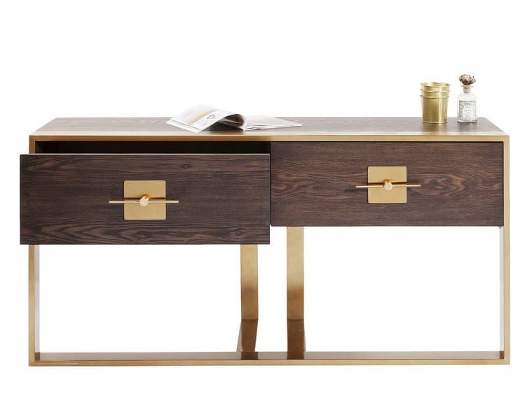 Прямоугольная консоль из шпона с ящиками KARE Design Осака ARCH-00123024 - Вид №1