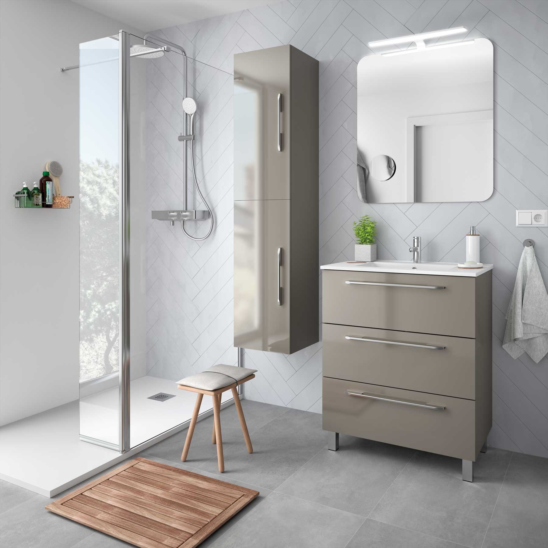 16191 SALGAR Раковина IBERIA 710 БЕЛЫЙ ФАРФОР 710 x 20 x 460 мм  - Вид №1