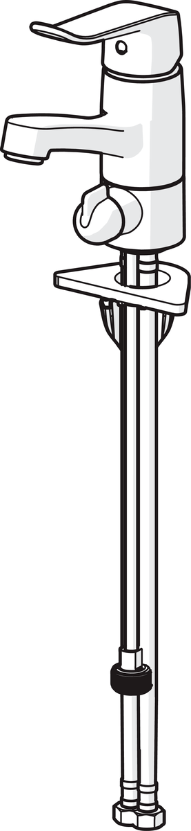 Oras 5713F Смеситель для умывальника с клапаном 5713F Care Хром  - Вид №2