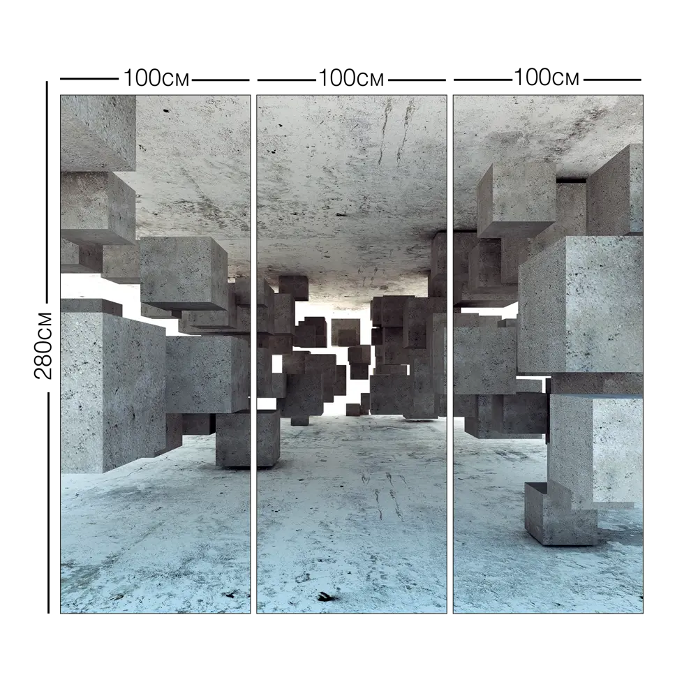 Фотообои 3D Flizart «Пространство», флизелиновые, 300x280 см FBRUSH STLM-2163881 - Вид №4