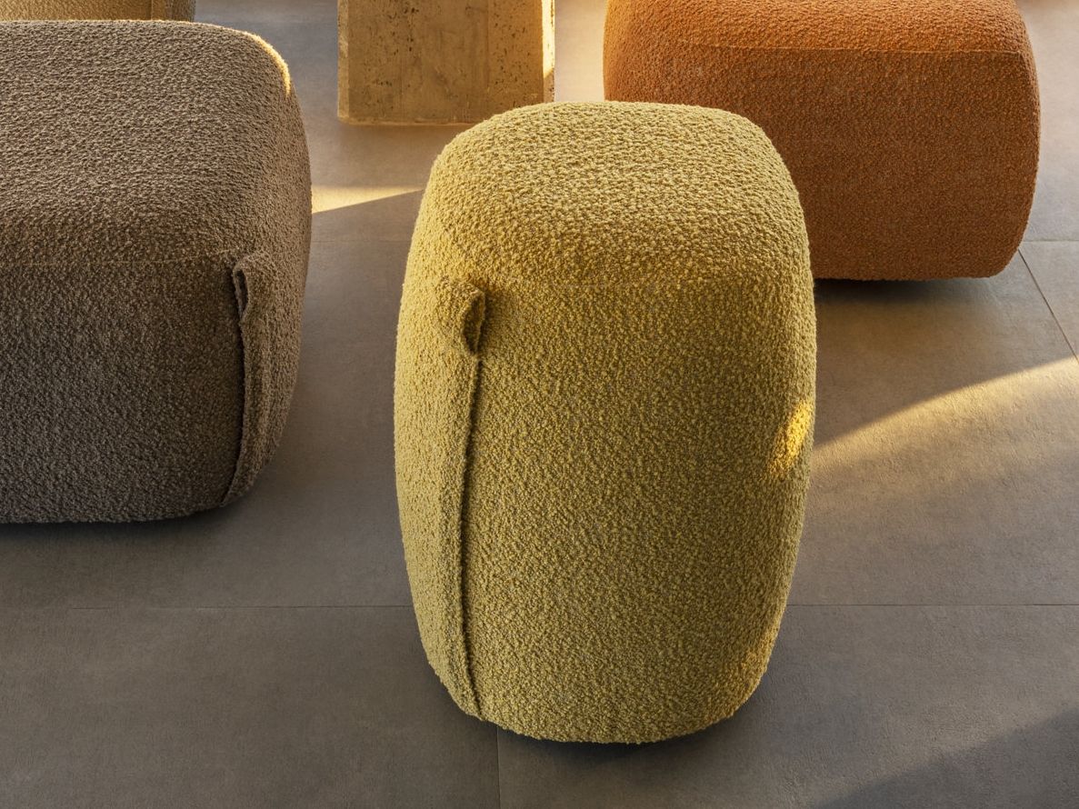 Круглый пуф из ткани Luxy Sea Shell ARCH-00033831 - Вид №2