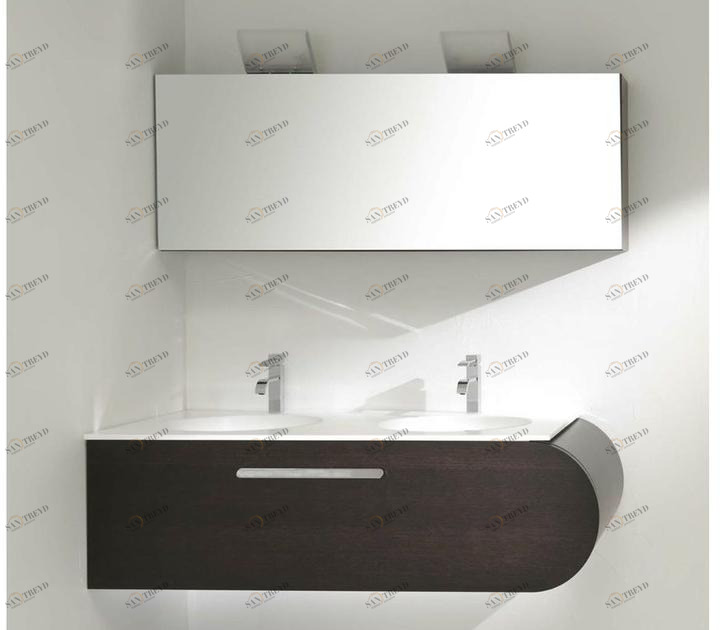 LASA IDEA Двойная угловая тумба под умывальник с ящиками Flux_us sun-id-1372230