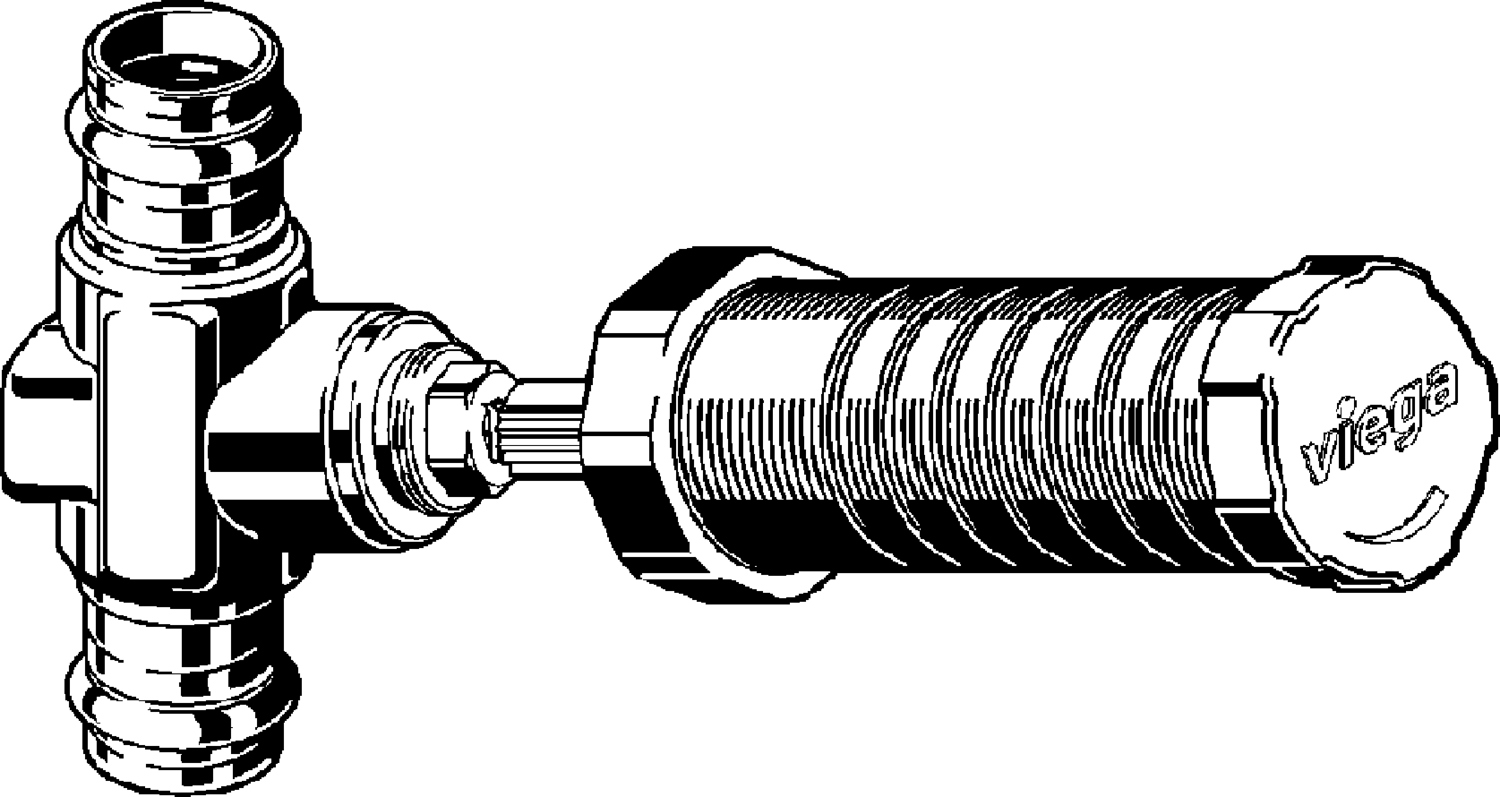 755 607 Модель 2235.2 Трубопроводные системы  Easytop системные вентили  Вентили свободного потока для скрытого монтажа, вентили скрытого монтажа, с 2017 Santreyd  - Вид №1