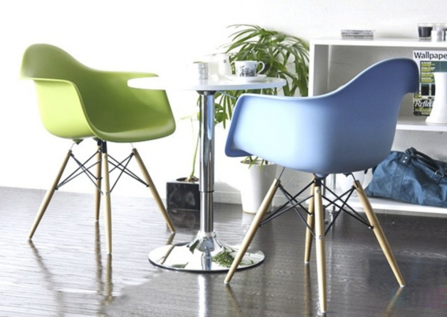 Стул Klassic Premium DAR голубой (eames style) TASHOTI ДИЗАЙНЕРСКИЕ, EAMES STYLE 010006 Голубой  - Вид №1