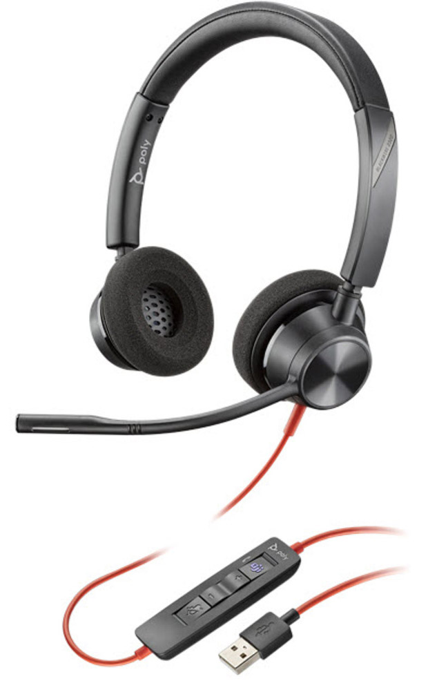 214012-01 Blackwire 3320, bw3320-m usb-a Plantronics Santreyd 