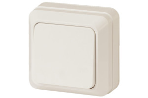 16069956 Выключатель 210102 10А, 250В, IP20, ОУ, , слоновая кость Б0027632 Intro Quadro