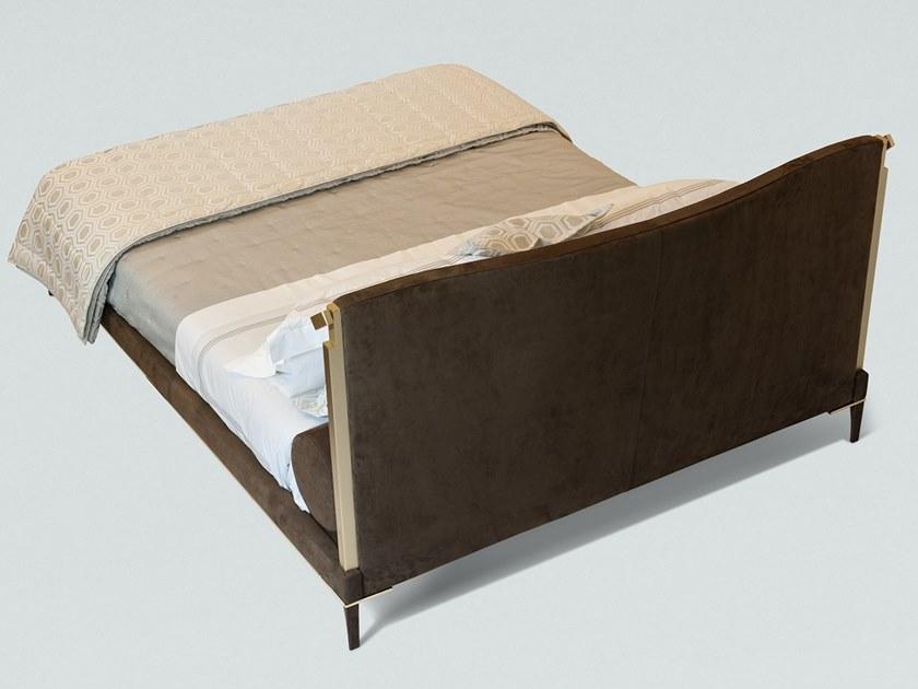Paolo Castelli Двуспальная кровать из нубука со встроенной подсветкой sun-id-1469970 - Вид №3