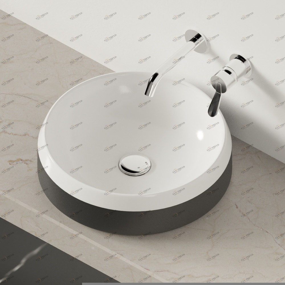 ACER1073ZG Накладная раковина на столешницу  круглая Agape Lariana