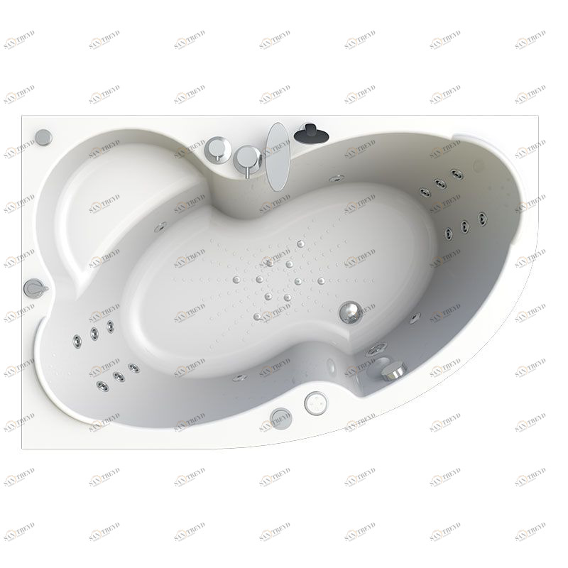 Гидромассаж "Специальный Chrome" на ванну Ирма 169х110 (двигатель 1500 Вт, система "Turbo-pool", джет Джереми - 4 шт., джет Глори - 12 шт.) Radomir 1-65-2-0-4-217