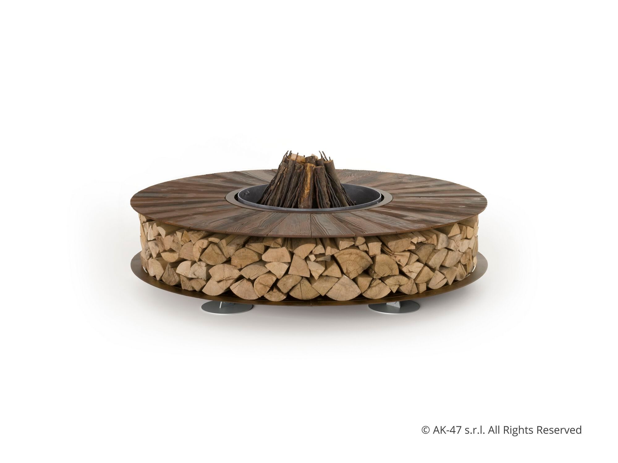 Стальная жаровня Ak47 Design ZERO TEXTURE ARCH-00118609 - Вид №8