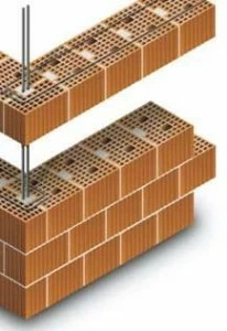 CONSORZIO ALVEOLATER Несущий кирпичный блок для армированной кладки