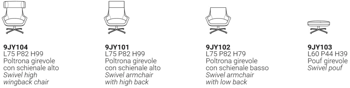 Marelli 4-спицевое кресло с подголовником sun-id-1462406 - Вид №7