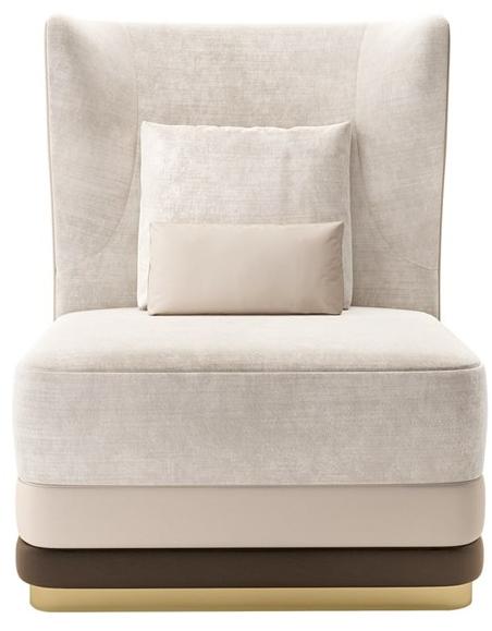 FRATO Кресло из бархата  Fup050008aab  - Вид №1