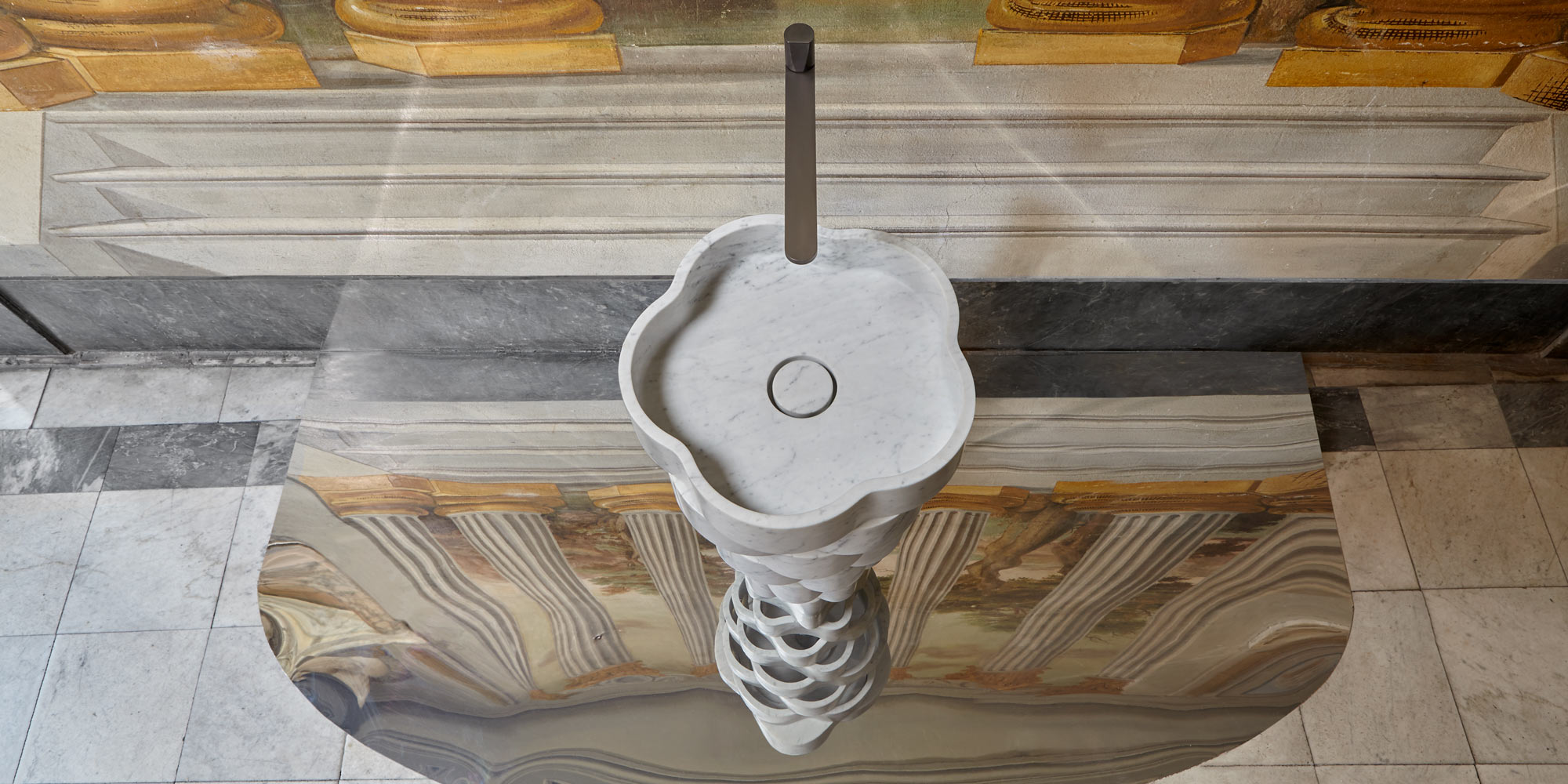 Intreccio Напольная раковина стоящая прямоугольная Antoniolupi  - Вид №12