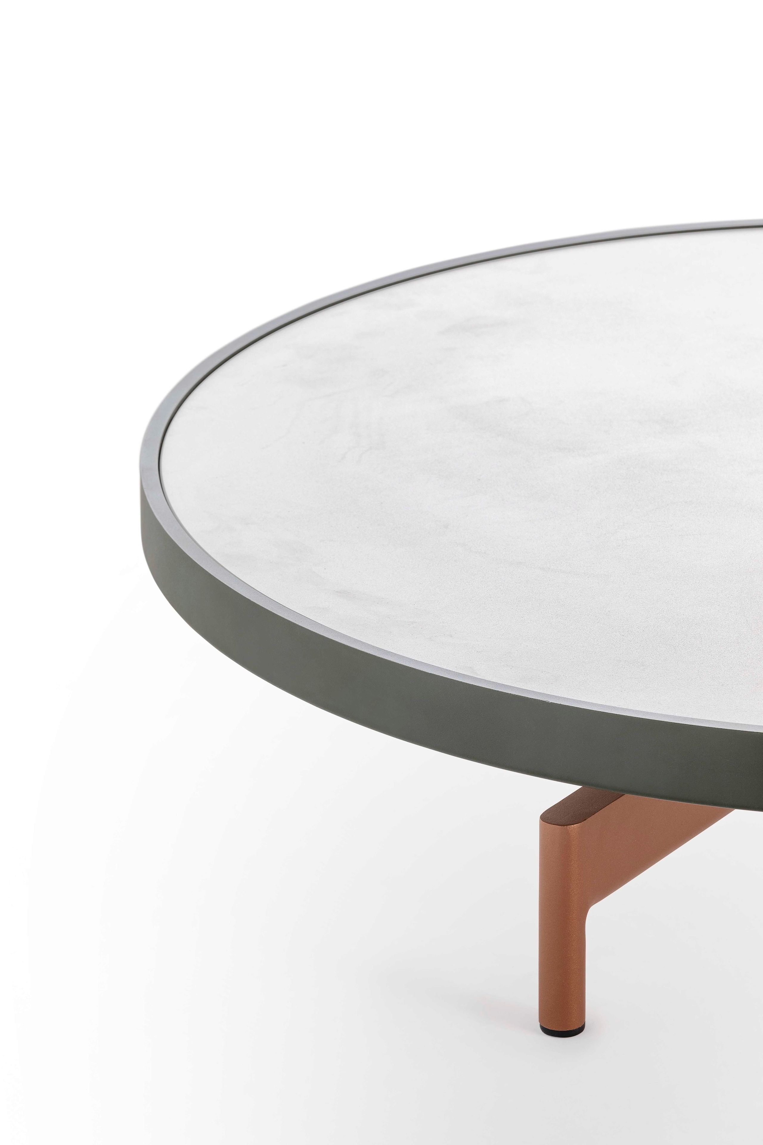 Фарфоровый круглый садовый столик GANDIABLASCO Onde ARCH-00126338 - Вид №2