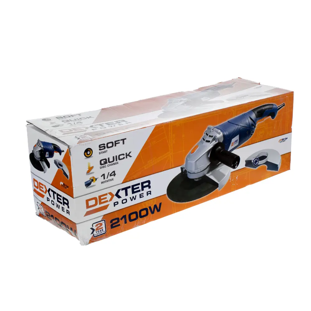 Углошлифовальная машина (болгарка) Dexter Power 3, 2100 Вт, 230 мм STLM-2097603 - Вид №3