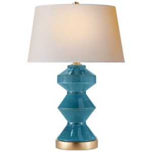 LAAR0647 Настольная лампа Zig-Zag в цвете Oslo Blue ijlbrown