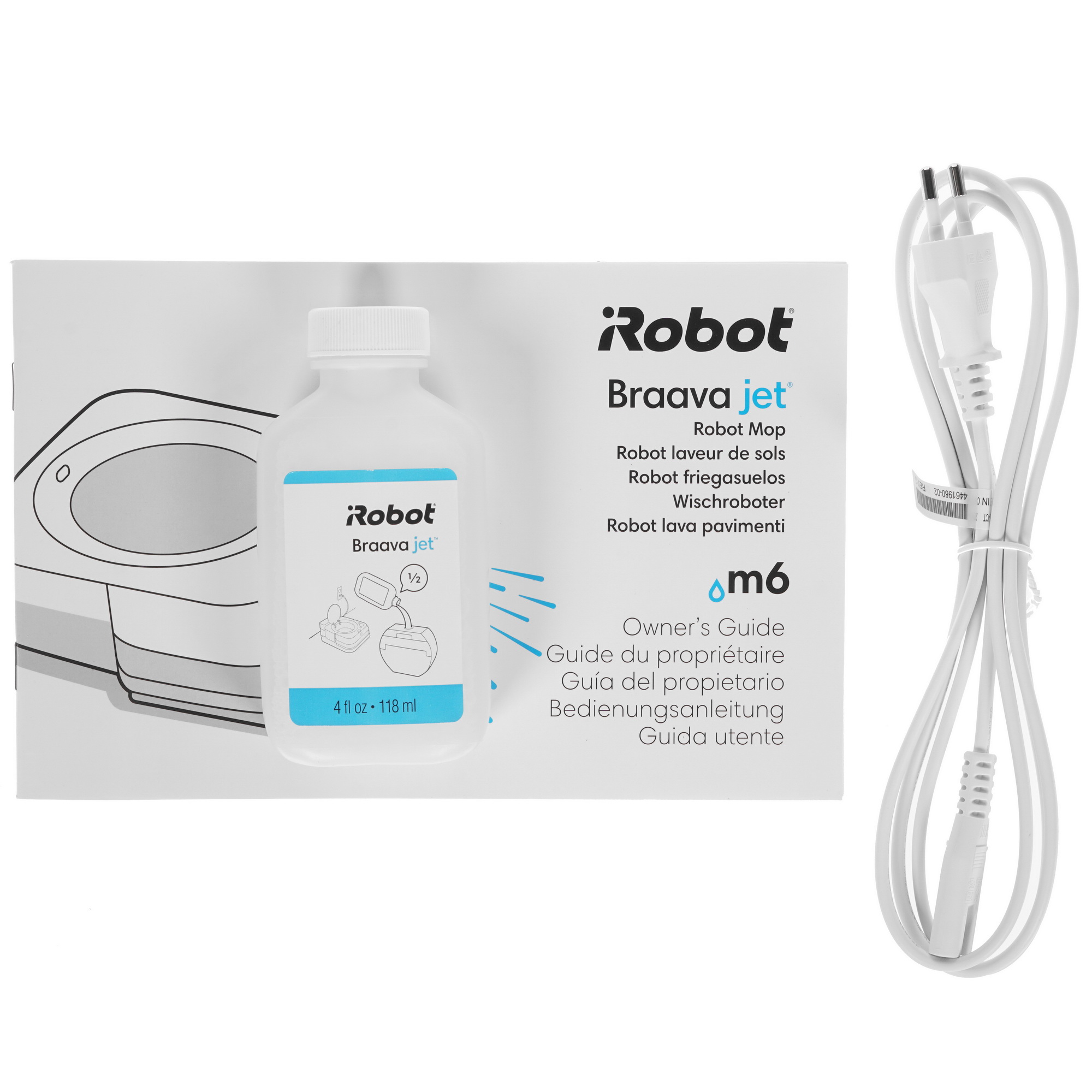 1617059 Робот-полотер iRobot Braava Jet m6 белый STDN-0056065 - Вид №12