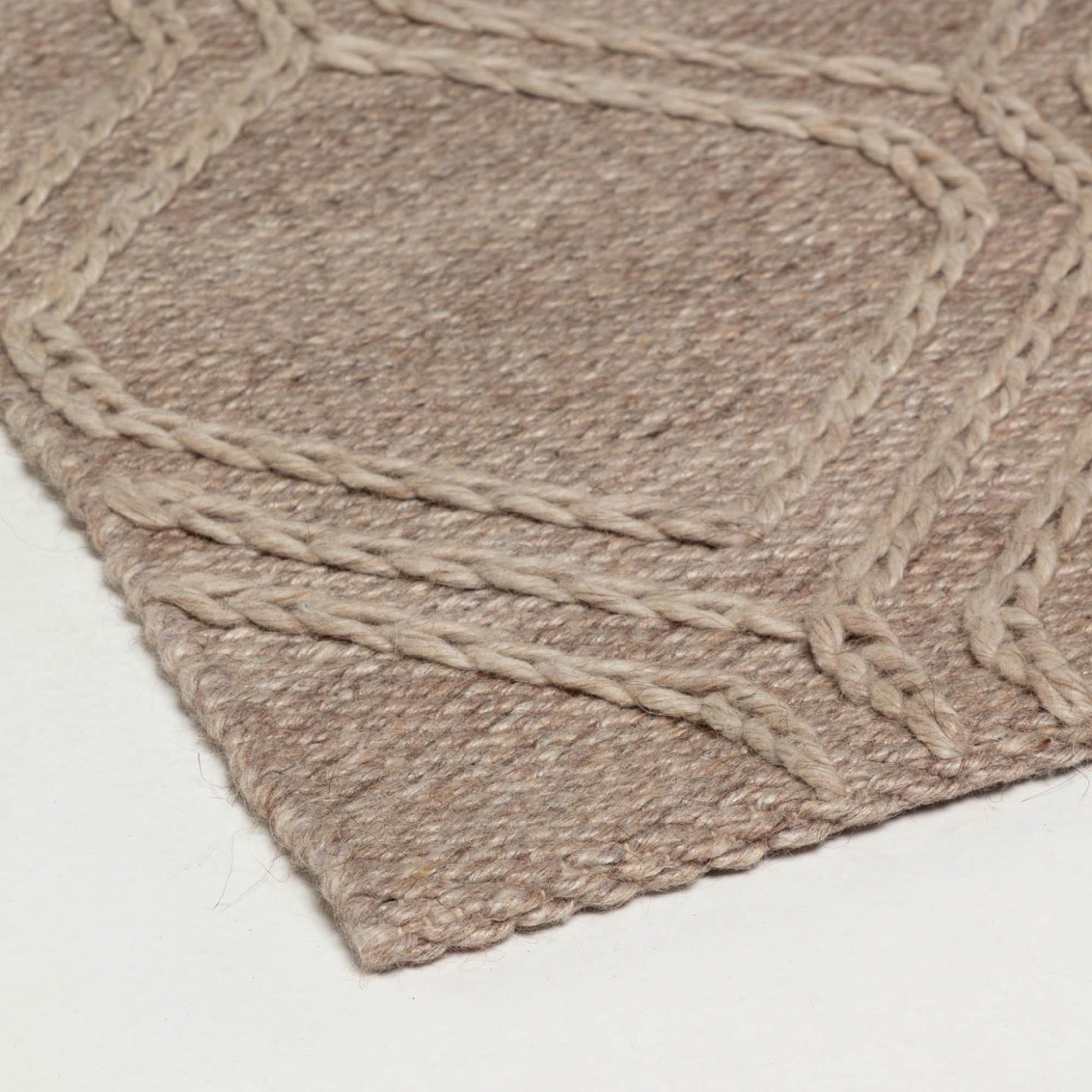 081707 Ковер прямоугольный 160x230 коричневый La Forma Sybil 