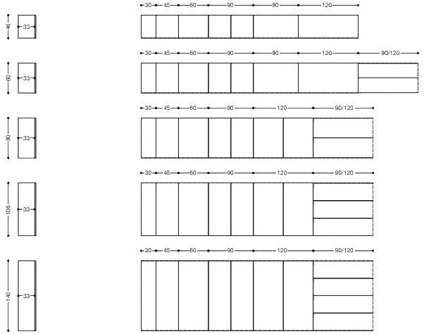 Elmar Линейная кухня со встроенными ручками Easy sun-id-1451502 - Вид №8