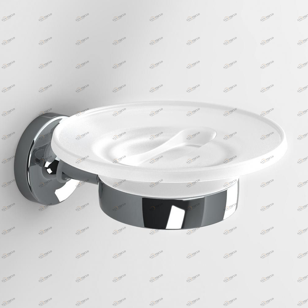 Sonia Мыльница стеклянная настенная E-Plus Хром 124558