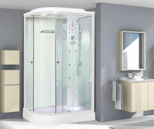 Душевая кабина NG-303-01RN (1200х800х2200) низкий поддон(16см) стекло МОЗАИКА