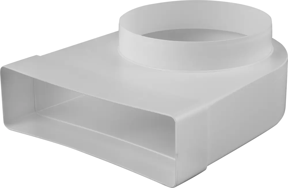 EQUATION Колено соединительное для вентиляции 60×204 мм D150 пластик 18155852