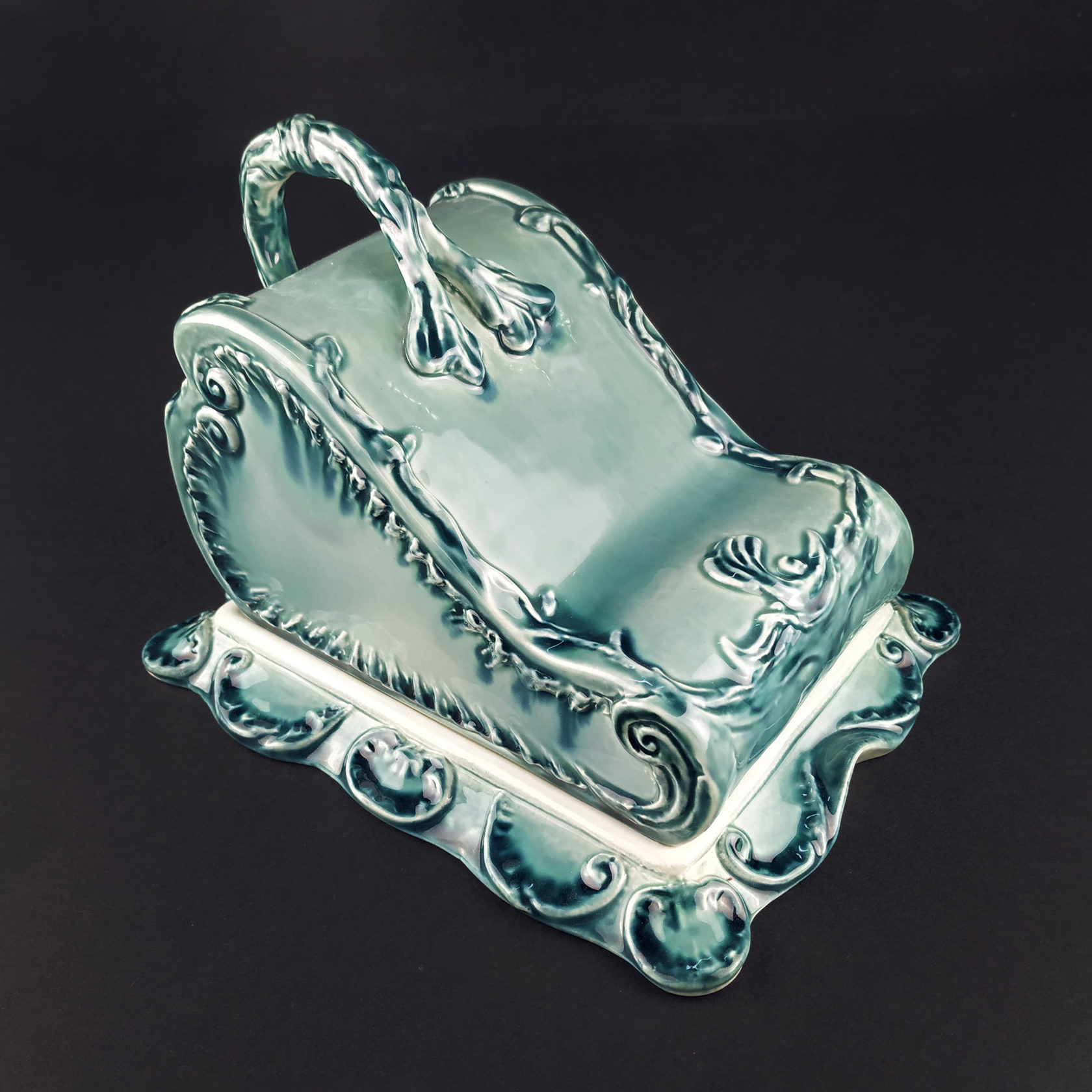 Сырница Голубой/розовый PROVANSFAIENCE sun-id-994685 - Вид №2