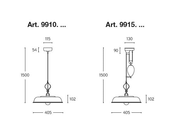 Керамический подвесной светильник Aldo Bernardi Прованс ARCH-00084424 - Вид №2