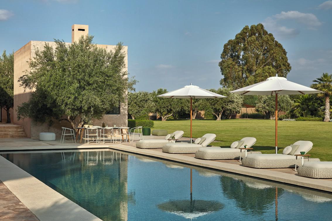 MNST304 Лежак веревка 45мм антрацит Manutti Kobo - Вид №17