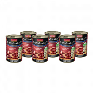 ПР0049485*6 Корм для собак GranCarno Original Adult мясной коктейль банка 800г (упаковка - 6 шт) Animonda