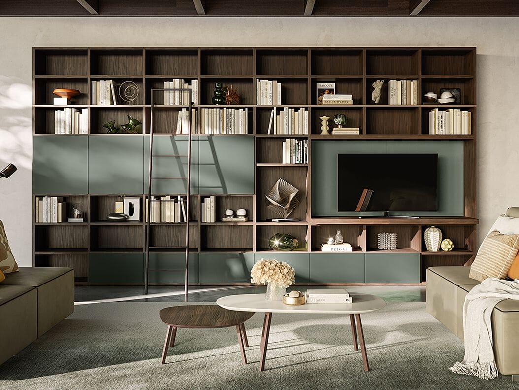 Оборудованная стена / книжный шкаф Giessegi день за днем ARCH-00055853