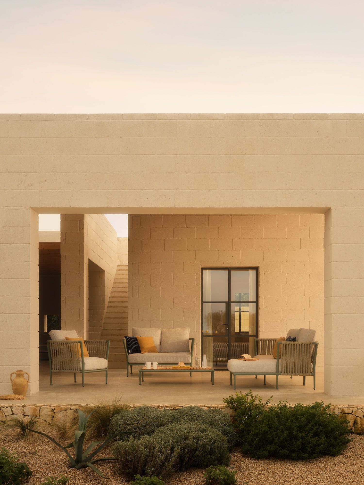 Садовое кресло с подлокотниками Unopiù Treble ARCH-00074536 - Вид №8