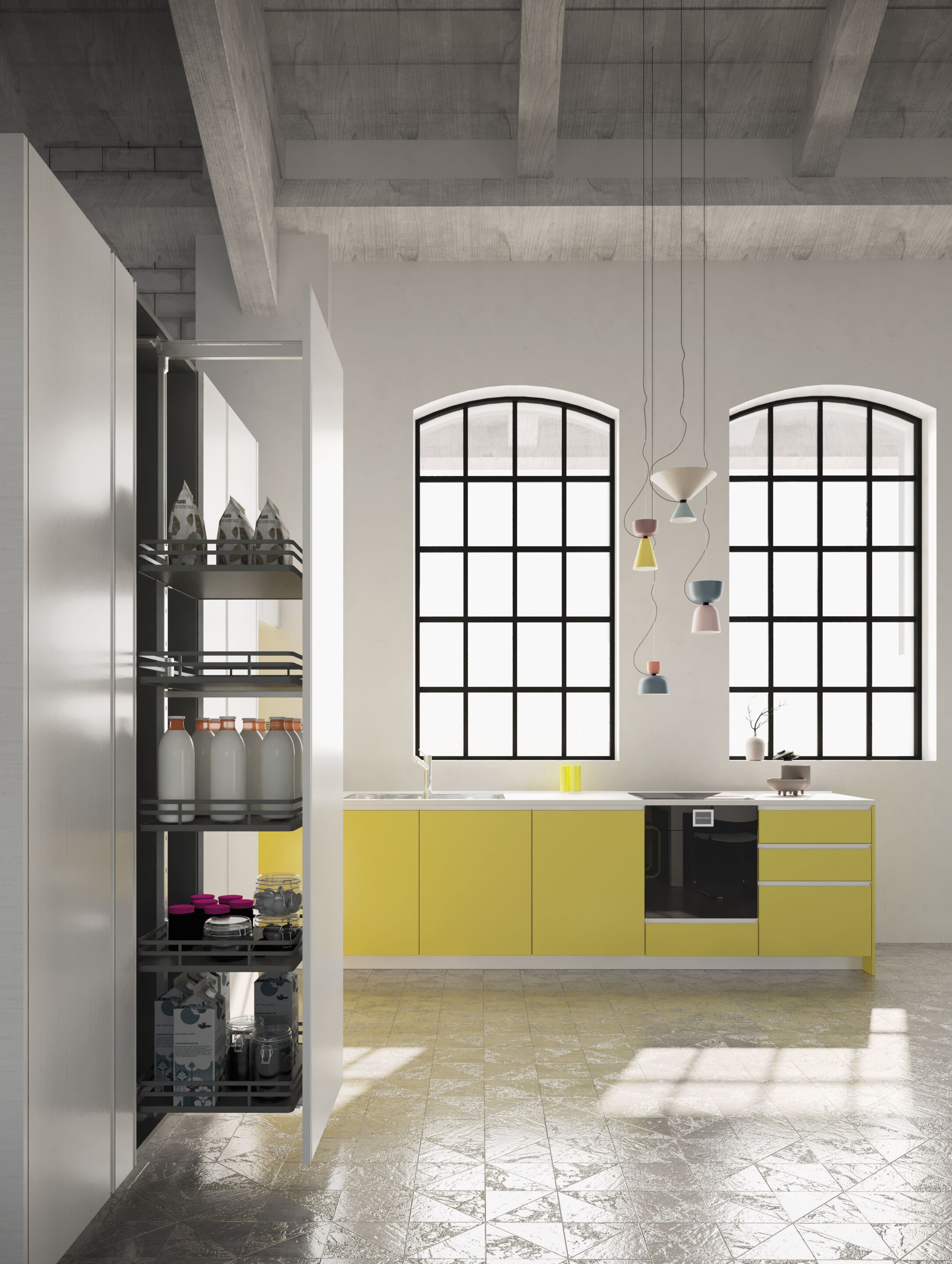 Угловая кухня De Rosso For_Me ARCH-00139767 - Вид №2