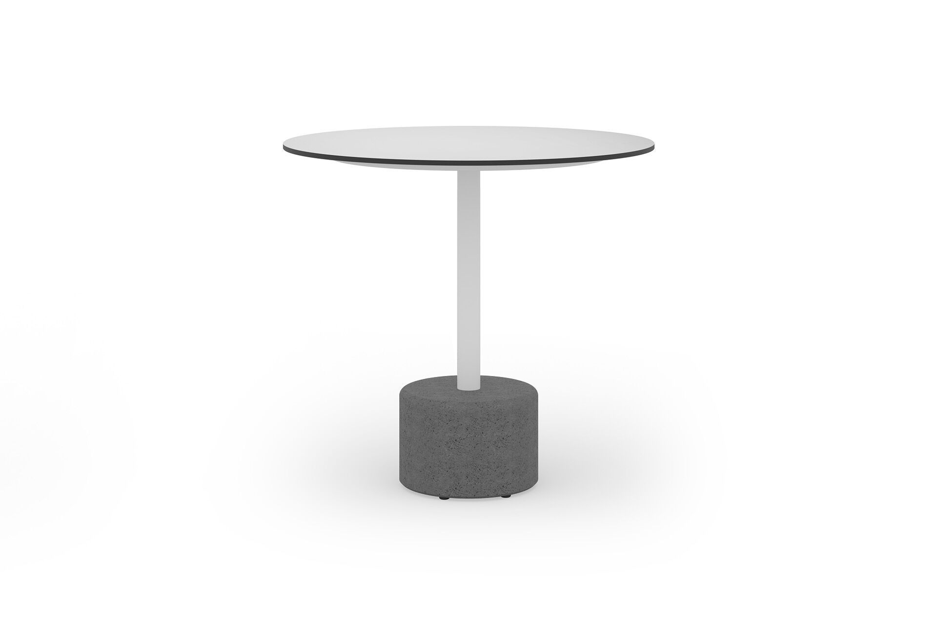 Круглый стол с верхней частью HPL и тиковым или каменным основанием MAMAGREEN Glyph ARCH-00048413 - Вид №8